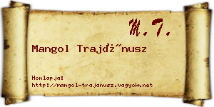 Mangol Trajánusz névjegykártya